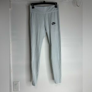 Nike Air Jordan Women's Light Blue Leggings Size Small.
